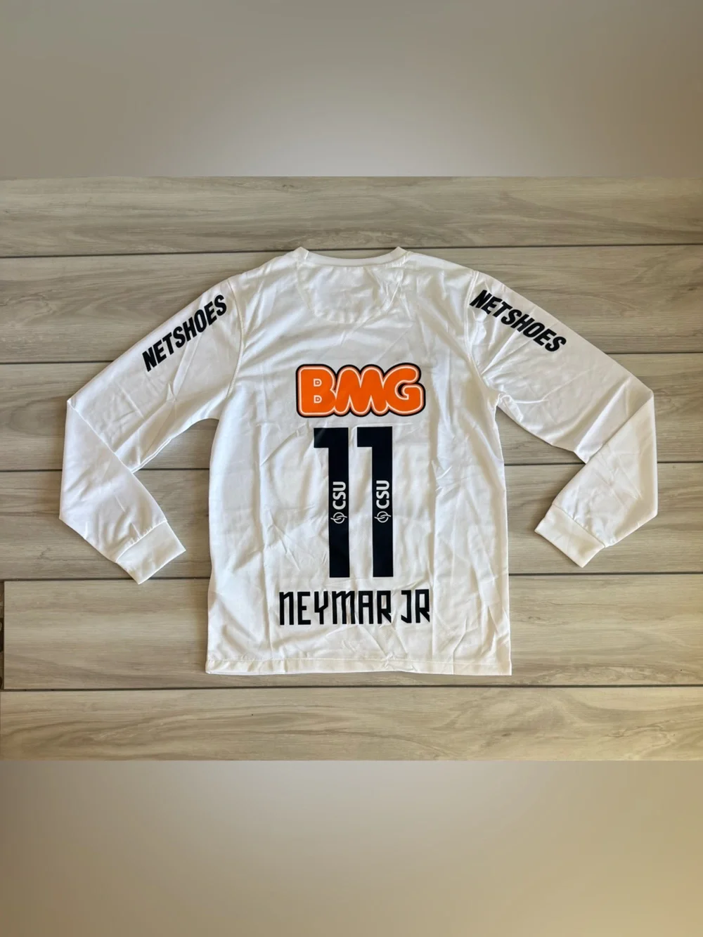 Nike Neymar Jr #11 Santos FC Retro Home Jersey White Small NWT IN PACKAGE